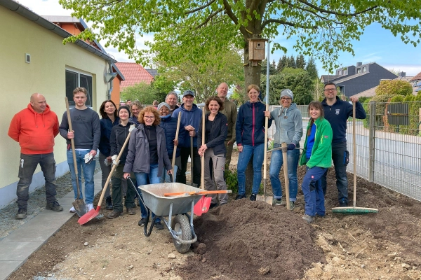 Corporate Social Responsibility (CSR) initiative: Heraeus Medical employees rebuilt and upgraded daycare centre in Wehrheim